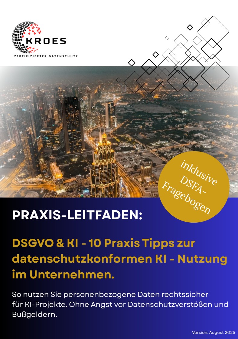 DSGVO & KI Leitfaden Vorschau